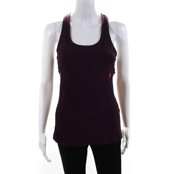Lululemon Run Bra Tank 4 Plum NWOT - Picture 12 of 14
